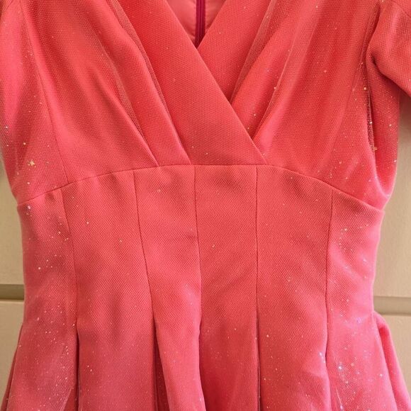 KEVAN HALL Couture Schiaparelli Pink 50s Style Cocktail Dress, NWOT, Sz. 8... ST - Picture 4 of 11